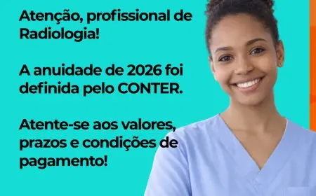 Anuidade 2026 – Fique atento, profissional da Radiologia!