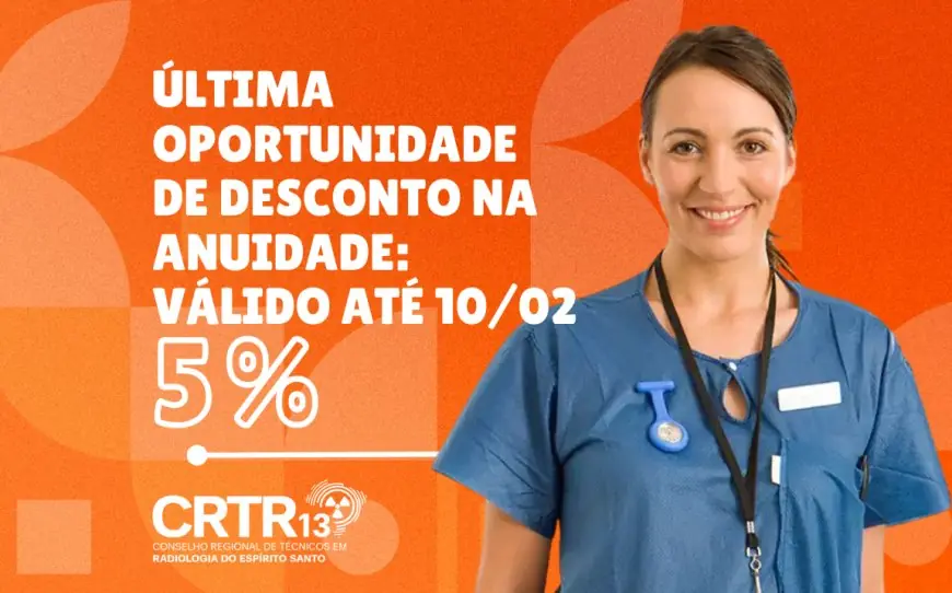 Última oportunidade de desconto na Anuidade 2026!