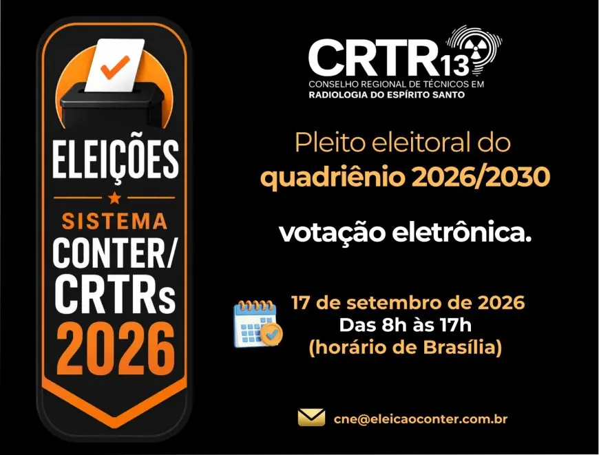 Orientações Oficiais para o Pleito Eleitoral do Sistema  CONTER/CRTRs (Quadriênio 2026/2030)