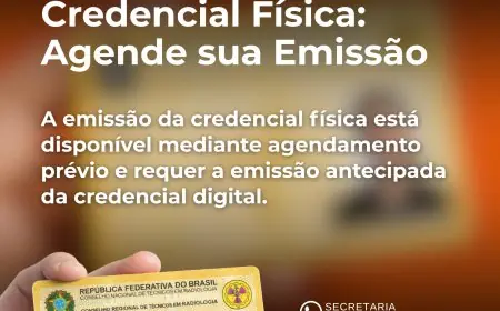 Credencial Física: Agende sua Emissão