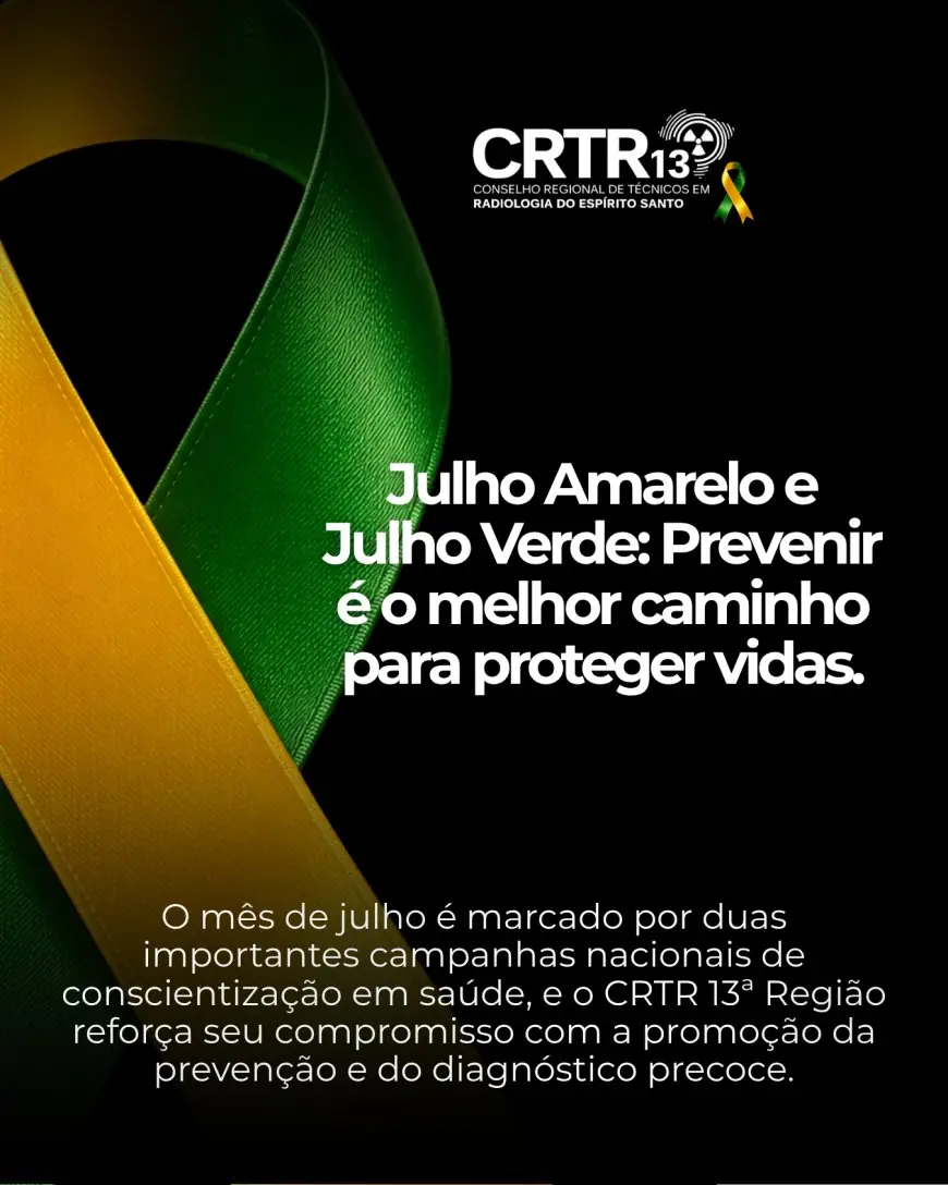 Julho Amarelo e Julho Verde: Prevenir é o melhor caminho para proteger vidas.