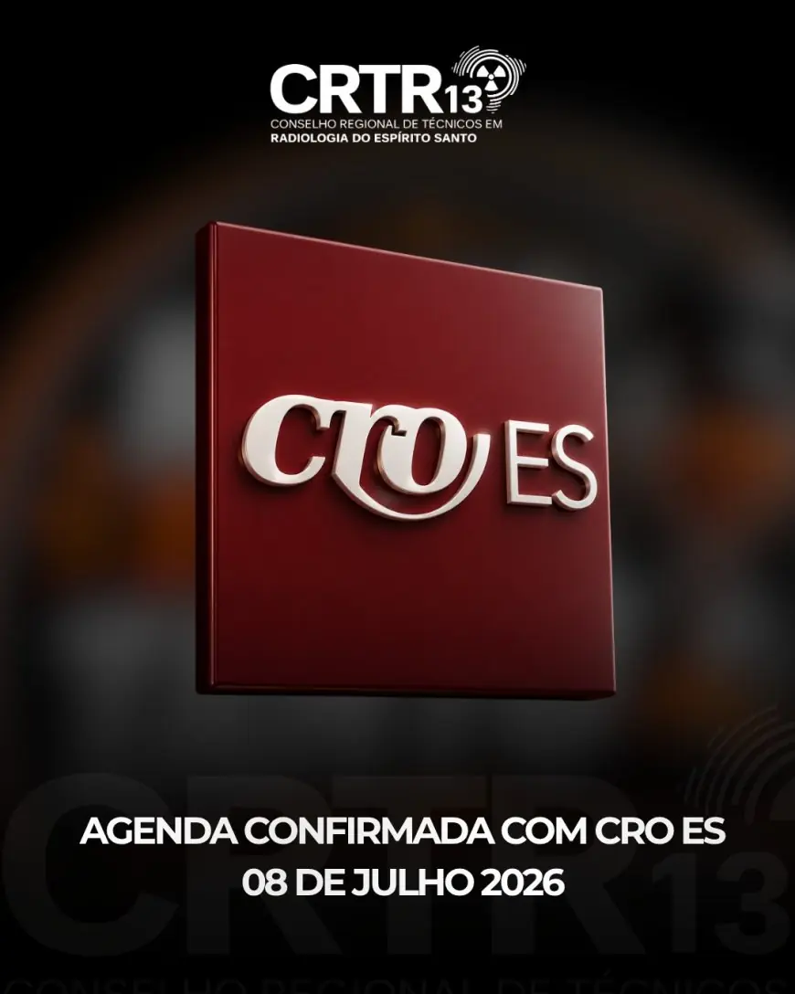 AGENDA CONFIRMADA COM CRO/ES EM 08 DE JULHO 2026 - Diálogo institucional em prol da saúde e da valorização profissional!