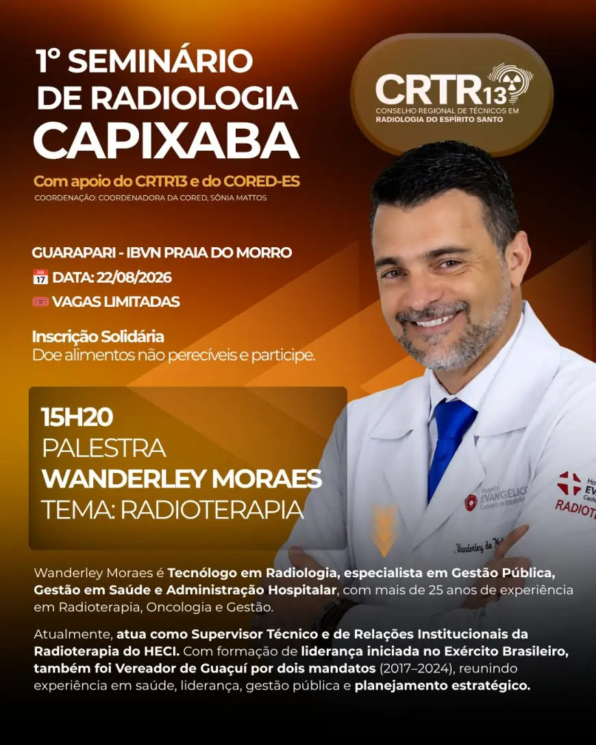 Excelentes nomes da Categoria estarão conosco!