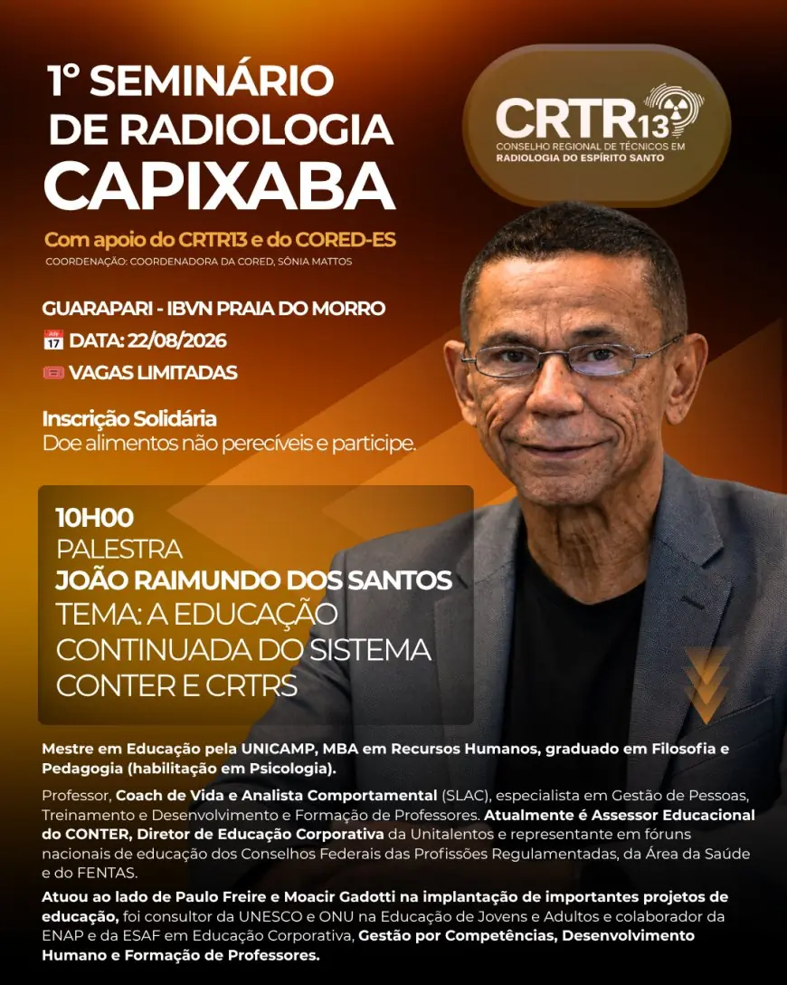 Excelentes nomes da Categoria estarão conosco!