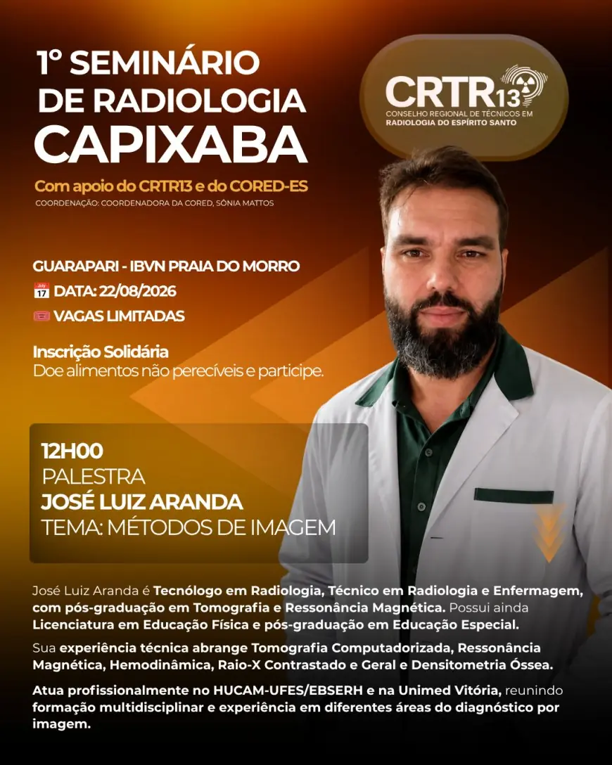 Excelentes nomes da Categoria estarão conosco!