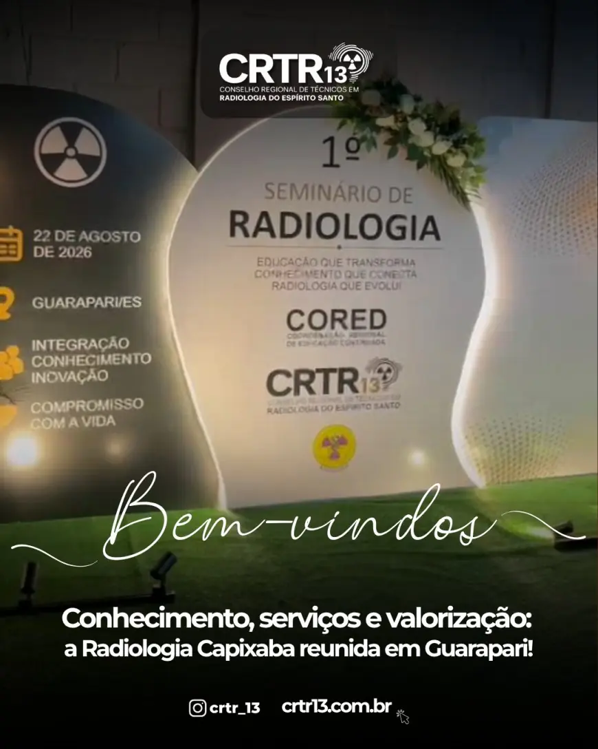 1º Seminário de Radiologia Capixaba, realizado em Guarapari.