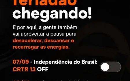 FERIADO PROLONGADO À VISTA!