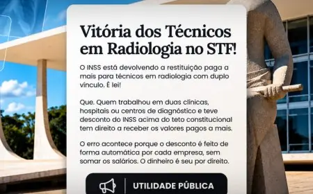 ATENÇÃO, PROFISSIONAIS DAS TÉCNICAS RADIOLÓGICAS!