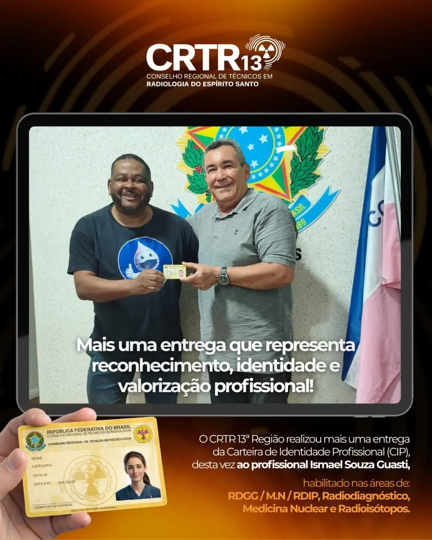 Mais uma entrega que representa reconhecimento, identidade e valorização profissional!