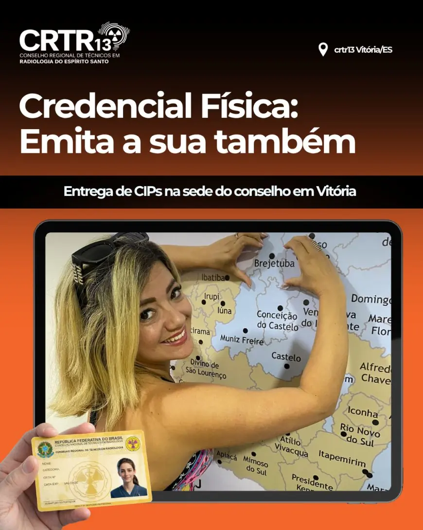 Do interior do Espírito Santo até o CRTR-13: mais profissionais recebendo sua nova CIP!
