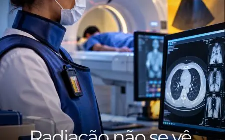 Radiação não se vê. Proteção se pratica.