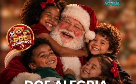 DOE ALEGRIA. DOE ESPERANÇA. FAÇA PARTE DE UM NATAL MAIS FELIZ!