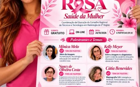OUTUBRO ROSA: CONHECIMENTO, TECNOLOGIA E CUIDADO COM A SAÚDE DA MULHER!