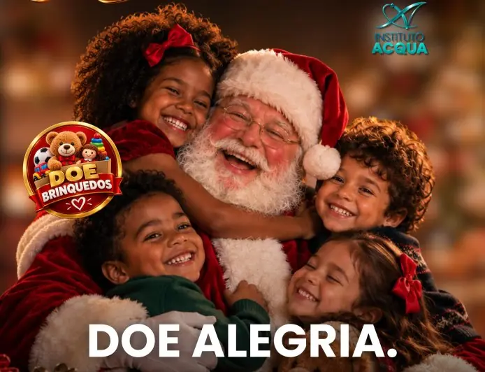 DOE ALEGRIA. DOE ESPERANÇA. FAÇA PARTE DE UM NATAL MAIS FELIZ!