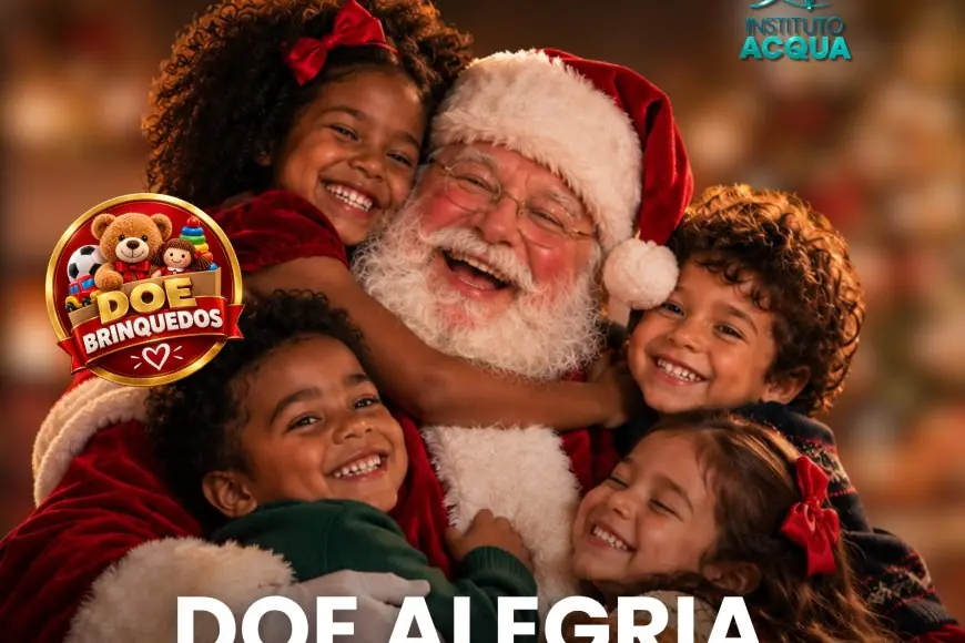 DOE ALEGRIA. DOE ESPERANÇA. FAÇA PARTE DE UM NATAL MAIS FELIZ!
