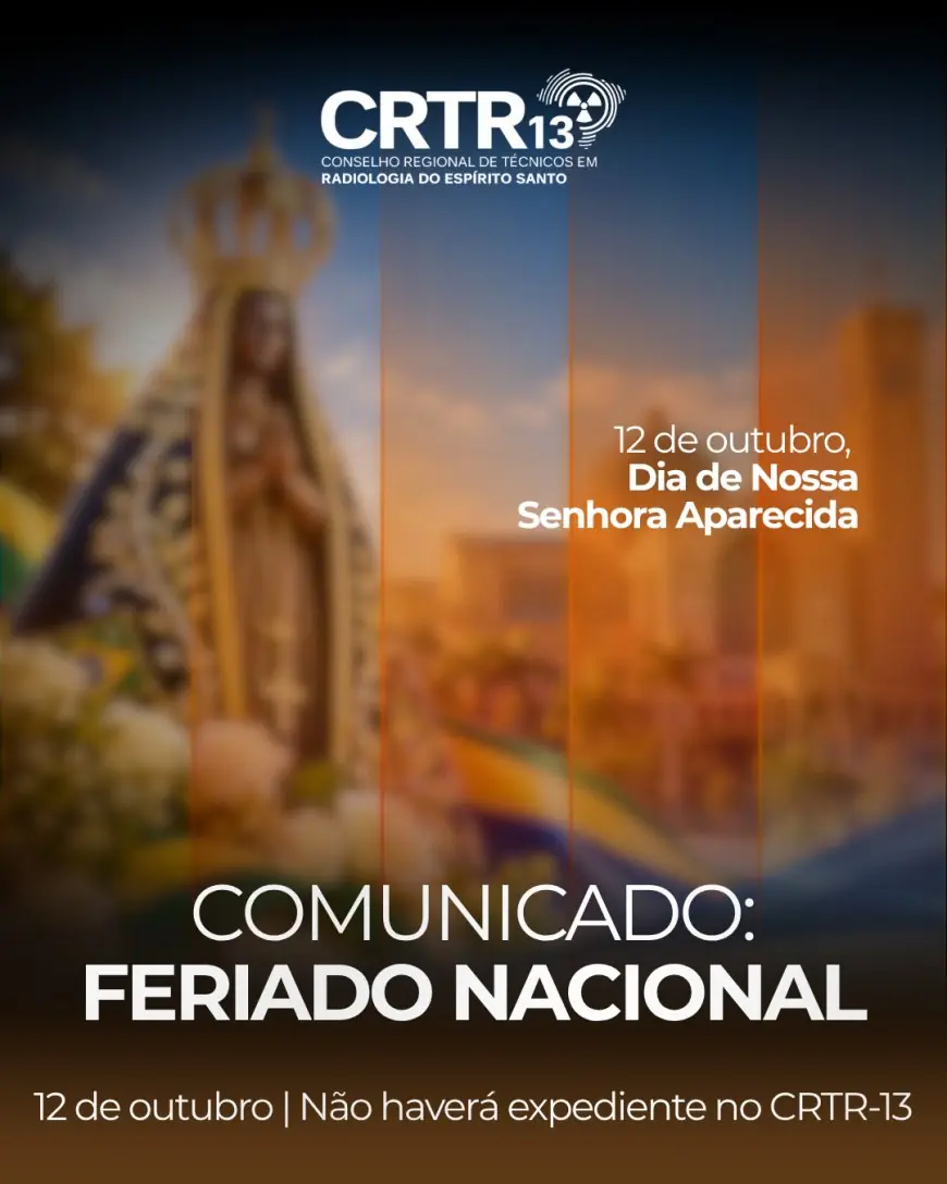 COMUNICADO: FERIADO NACIONAL