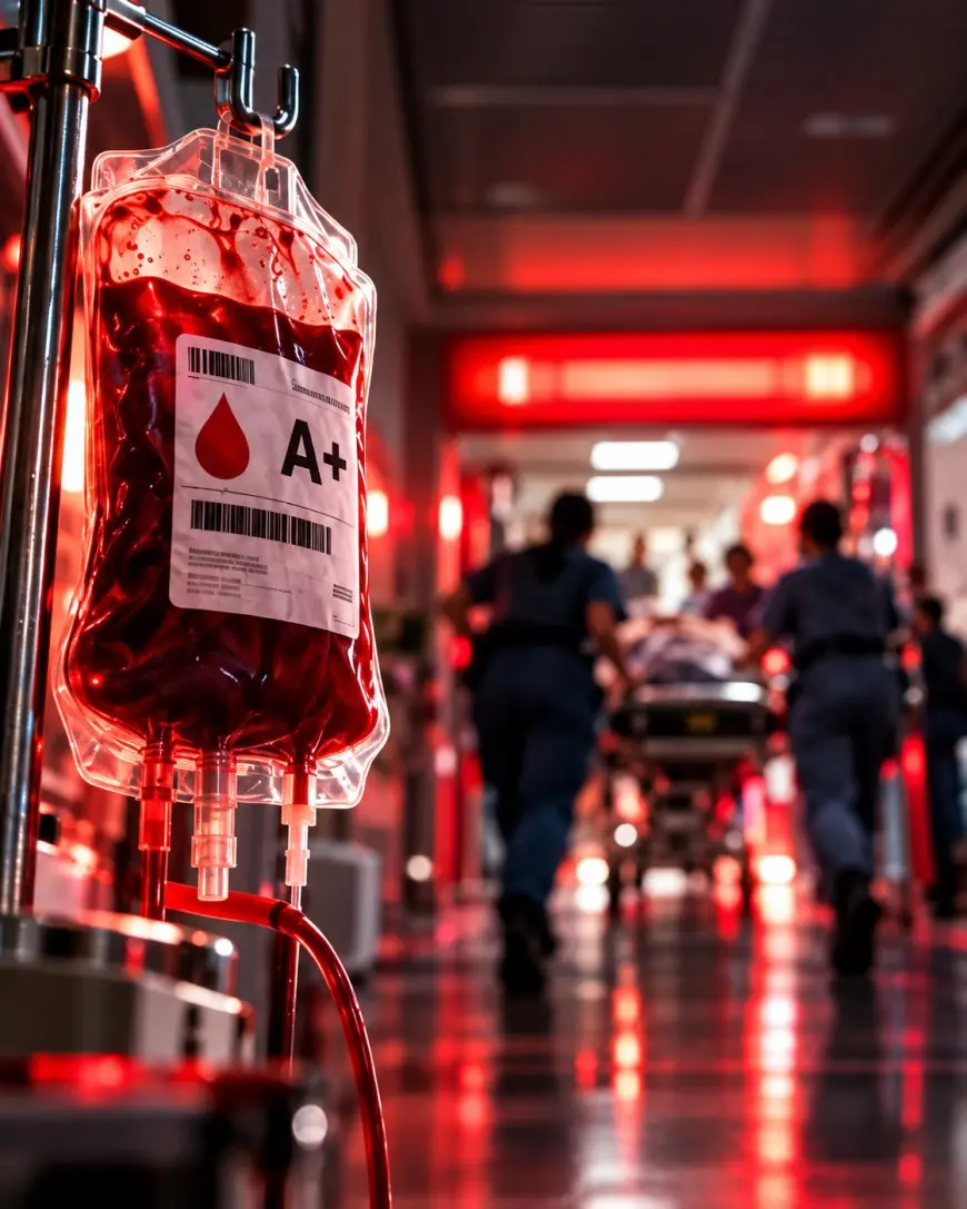 QUANDO A URGÊNCIA CHEGA, A BOLSA DE SANGUE PRECISA JÁ ESTAR LÁ!
