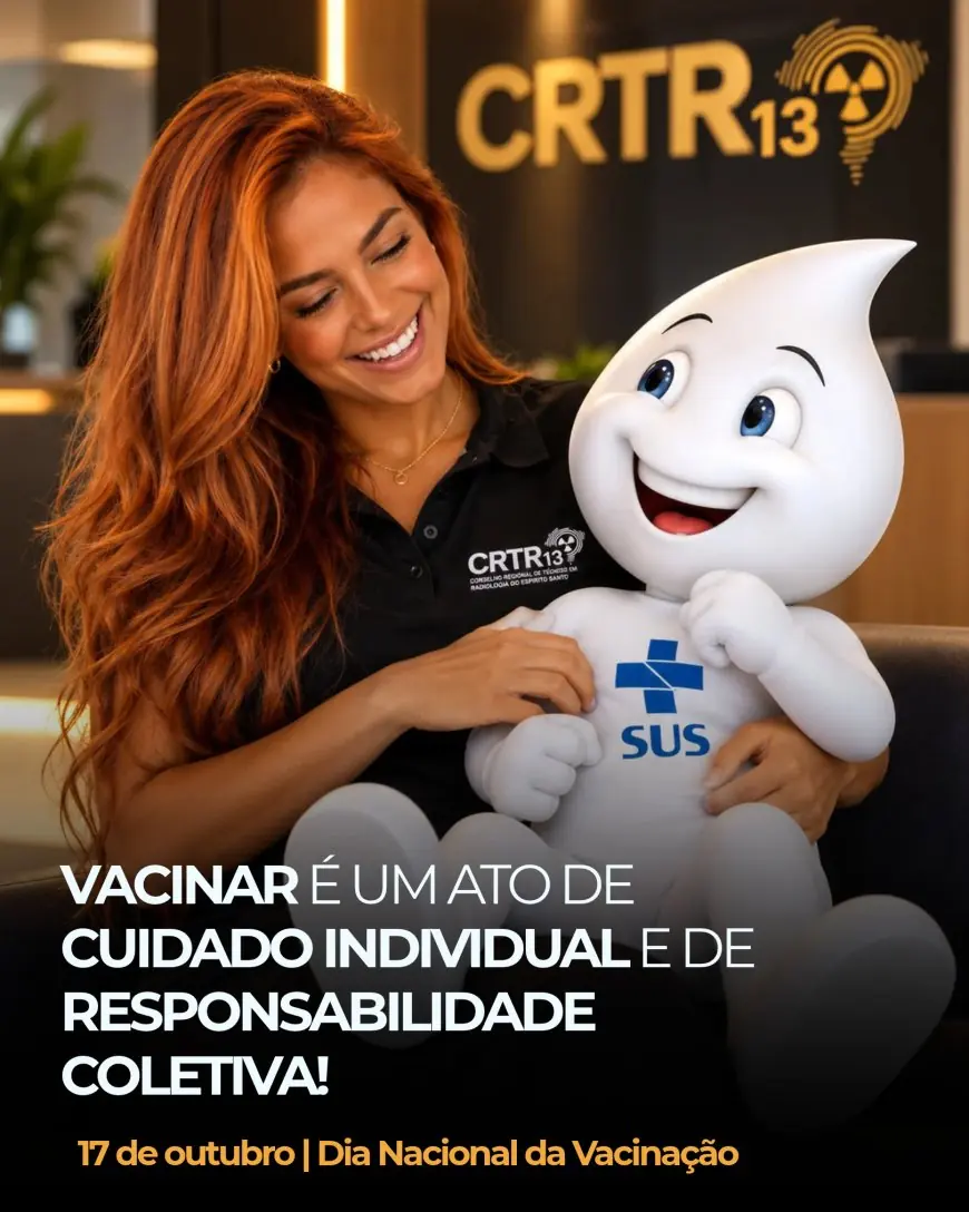 ☢️ VACINAR É UM ATO DE CUIDADO INDIVIDUAL E DE RESPONSABILIDADE COLETIVA!